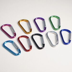 D Type Aluminum Carabiner Keychain Main