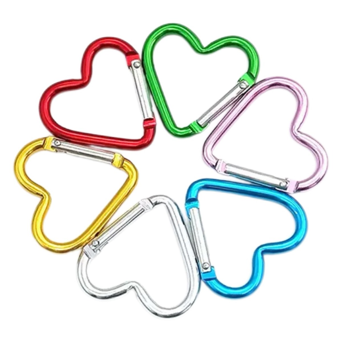 Heart Carabiner Colorful Set