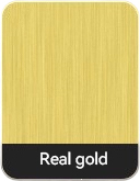 Real Gold electroplating swatch for custom fridge magnets