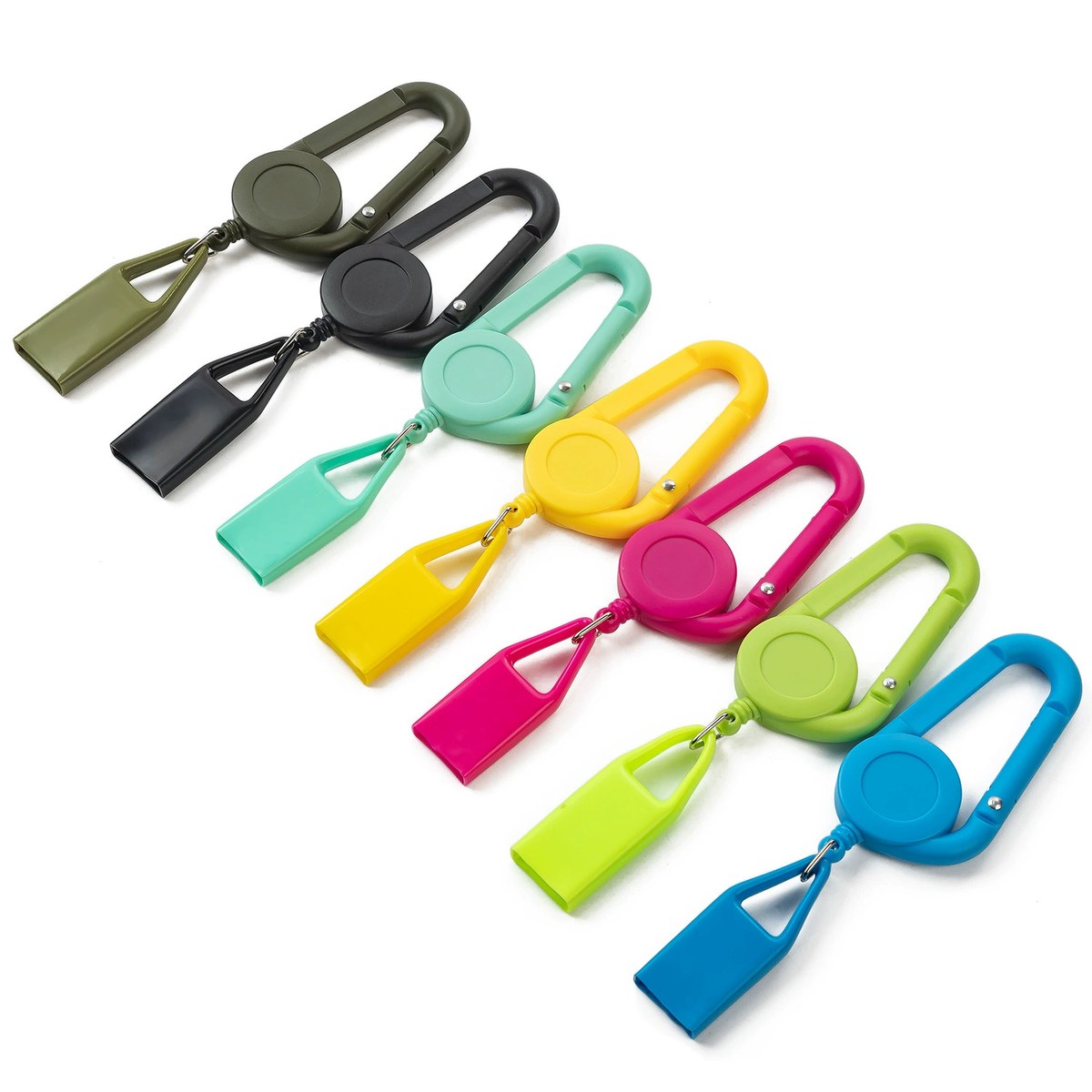 Retractable Lighter Holder Colorful Set