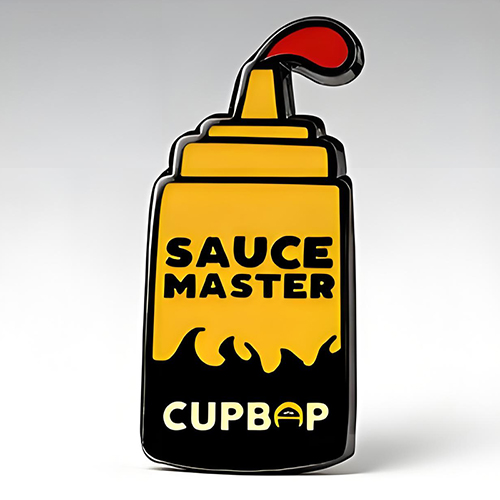 Custom fridge magnets with a polished imitation enamel finish