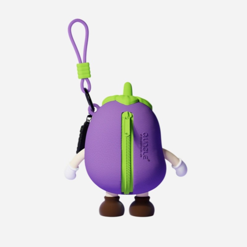 eggplant shape with external and storage dimensions