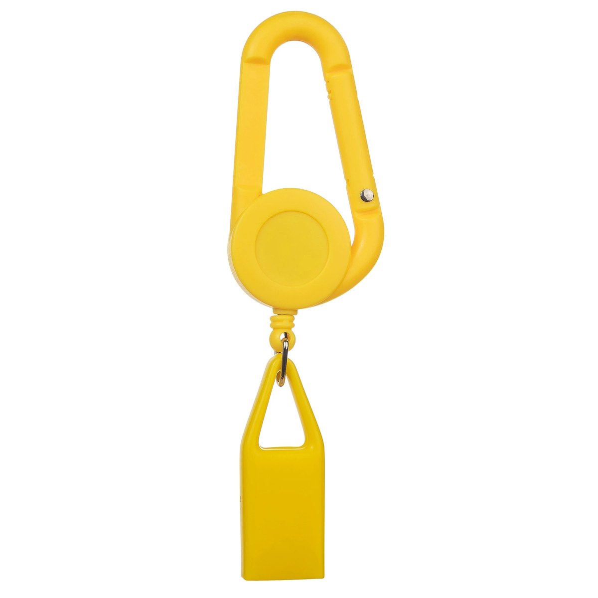 Yellow Retractable Lighter Holder